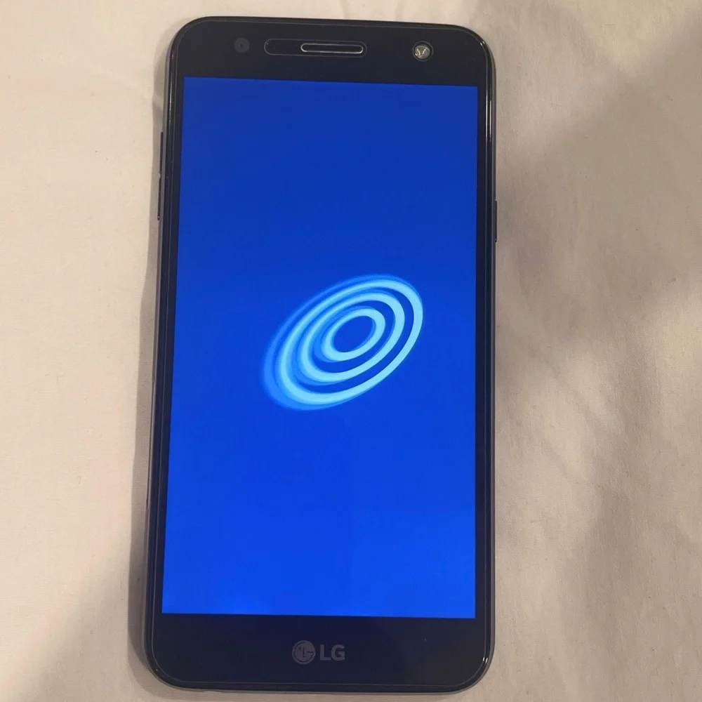 Cell phone, LG android, black, TracFone